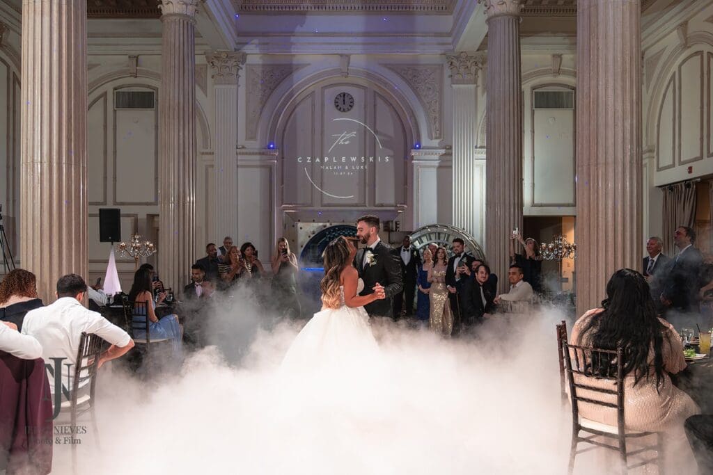 dancing on a cloud first dance photo by Jerzy Nieves Photography FL