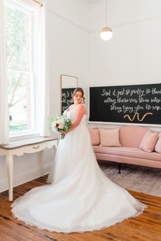 Orlando wedding photographer captures bride getting ready at Venue 1902